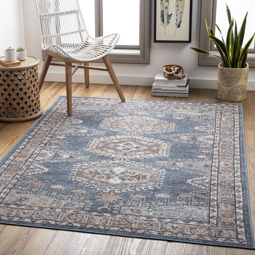 Joss & Main Maelynn Sky Blue Indoor/Outdoor Rug & Reviews Wayfair